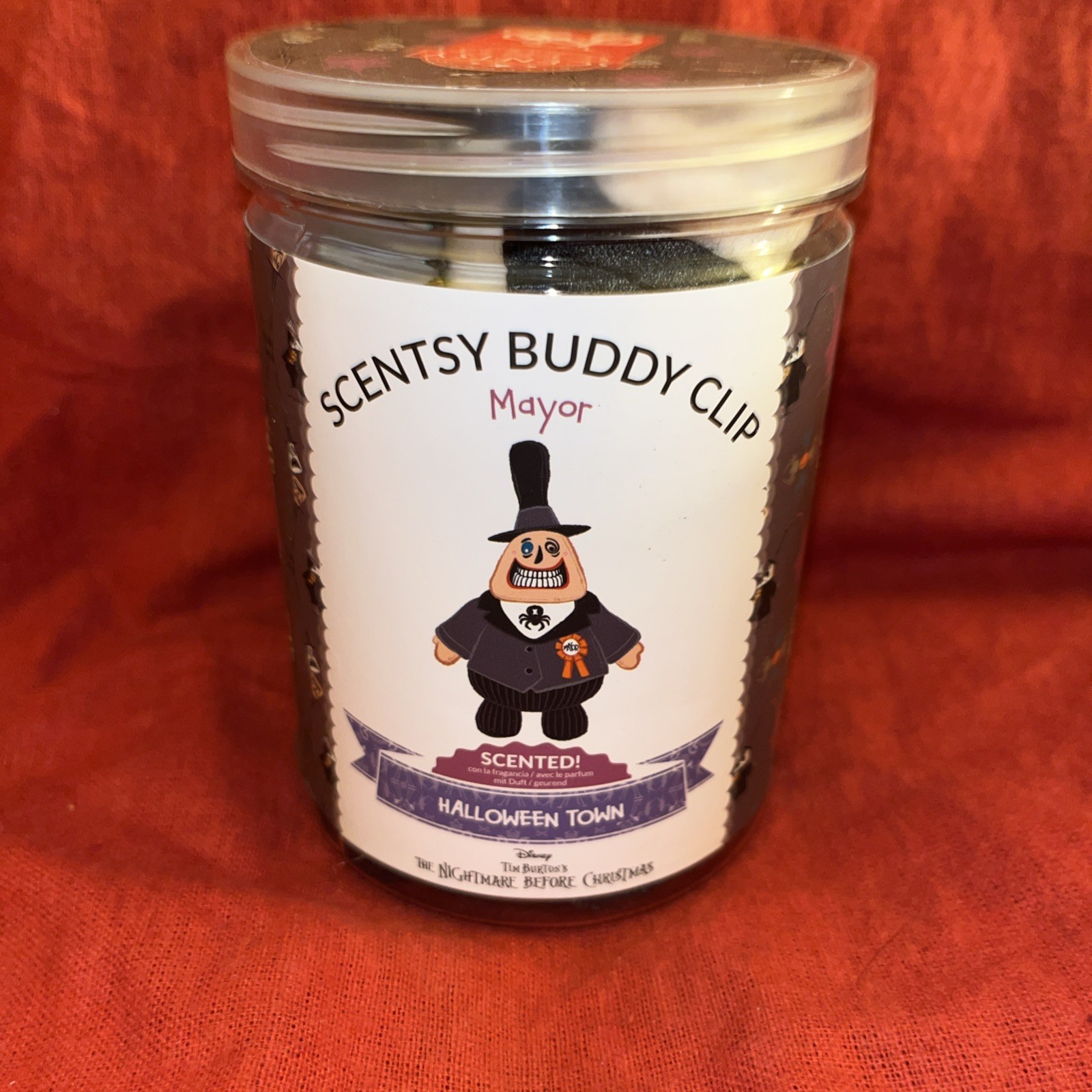 Scentsy Disney Nightmare Before Christmas Buddy Clip Mayor of Halloweentown