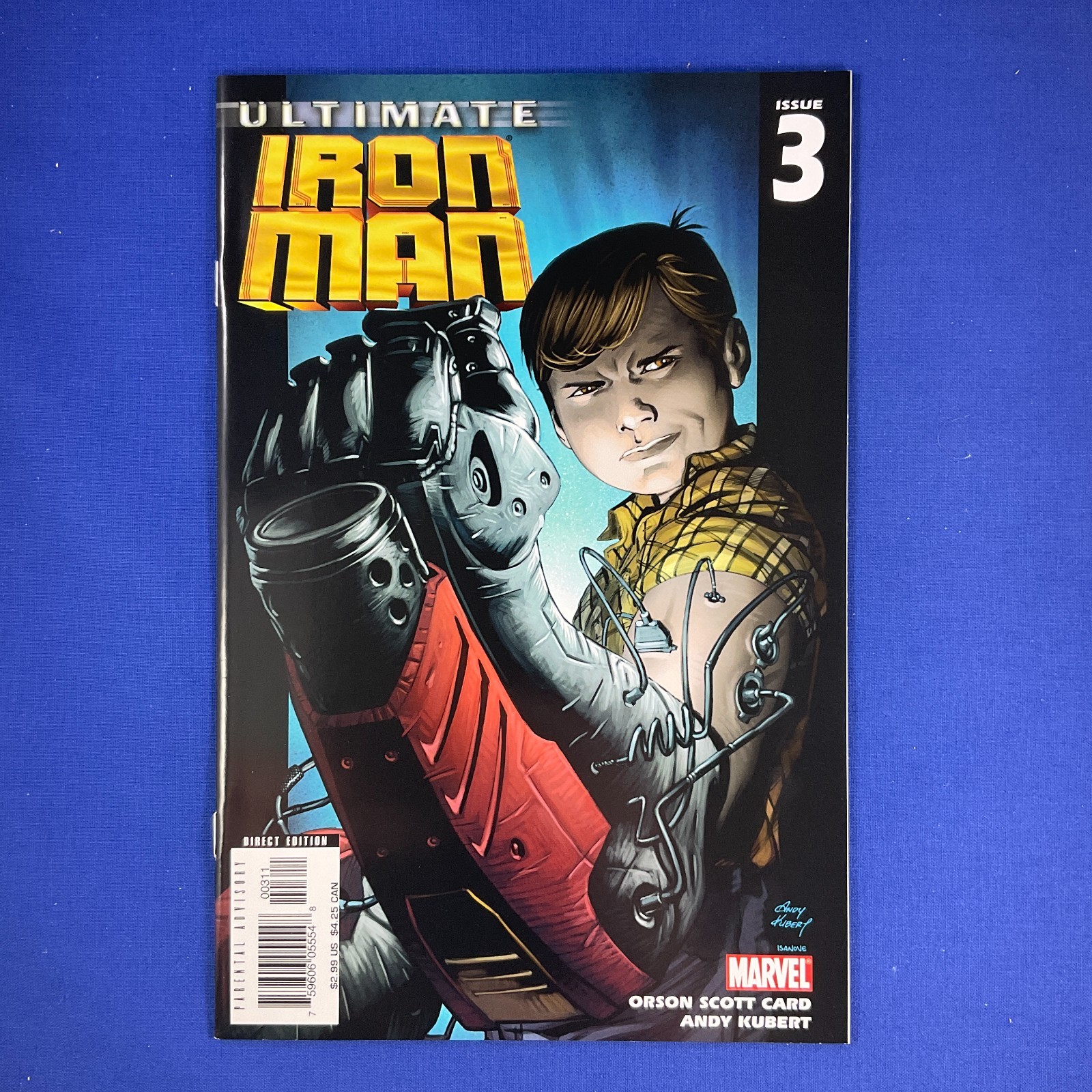 Ultimate IRON MAN #3 Marvel Comics 2005 Orson Scott Card & Andy Kubert