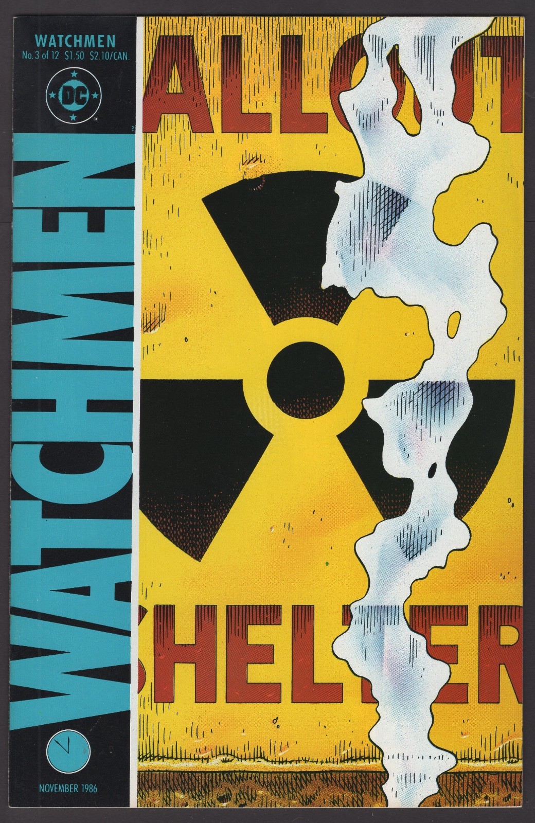 Watchmen (1986) COMPLETE SET #1,2,3,4,5,6,7,8,9,10,11,12 -1st Prints High Grade!