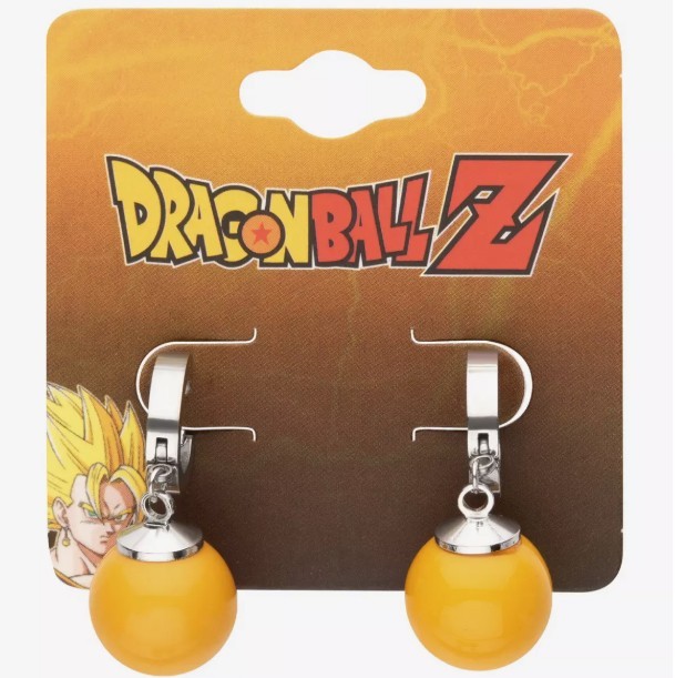 Dragon Ball Z Potara Replica Drop Earrings Dragon Ball Cosplay Earrings NIP
