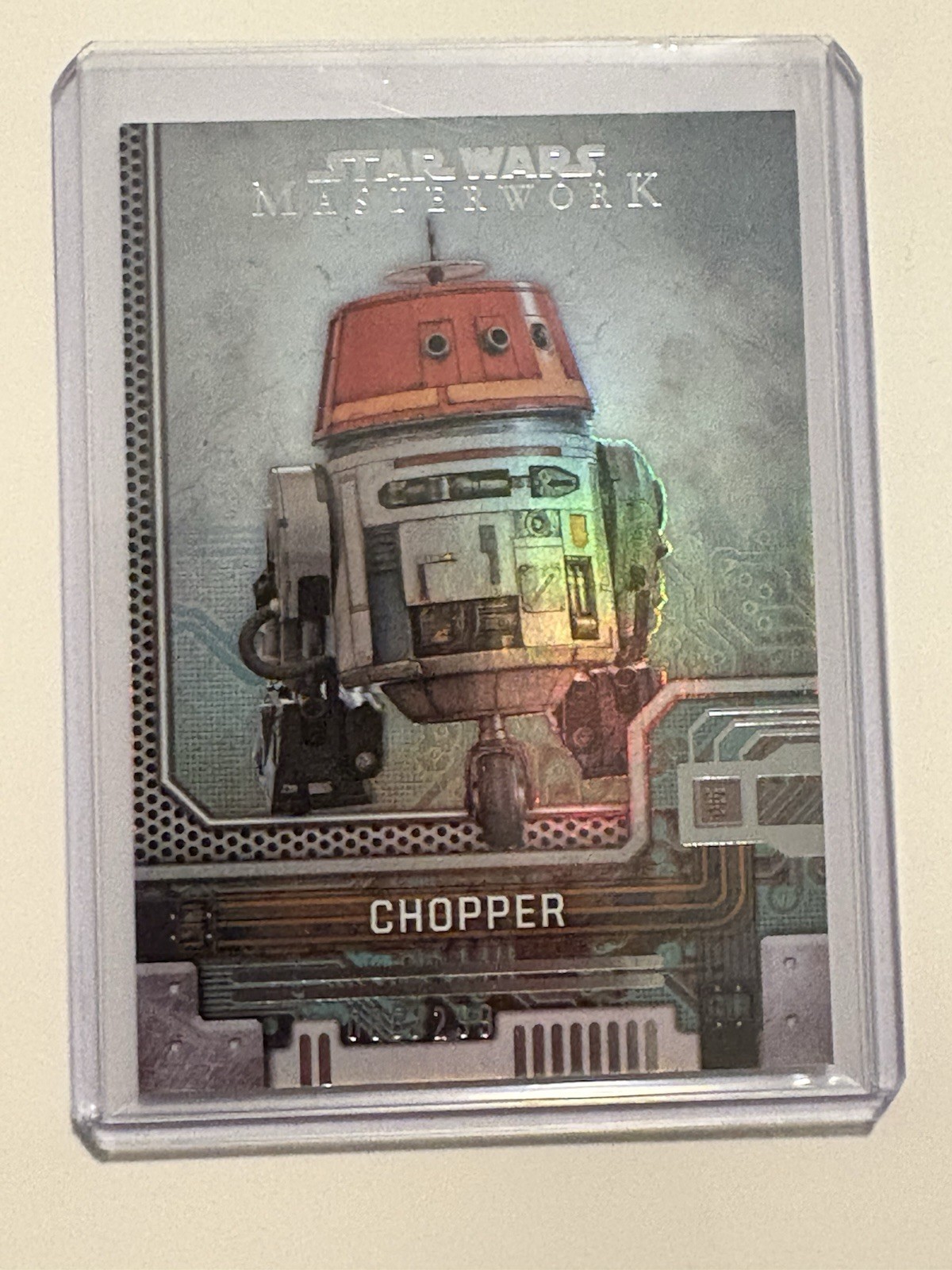 2025 TOPPS STAR WARS MASTERWORK SHORT CIRCUIT – CHOPPER /299 #SHOC-15