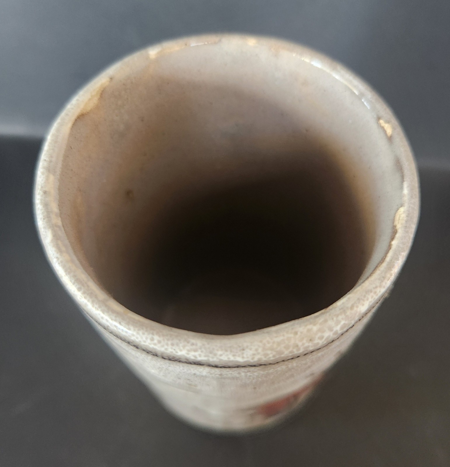 ELIO SCHIAVON Small Floral Pottery Vase