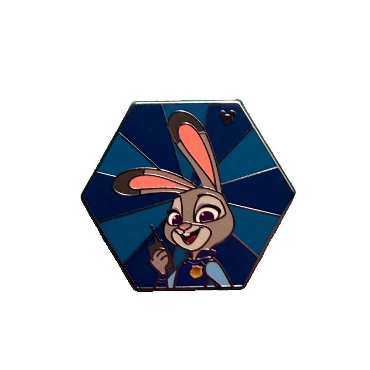 2026 WDW Hidden Disney Mickey Wave A Zootopia Film Judy Hopps Hexagon Pin G6