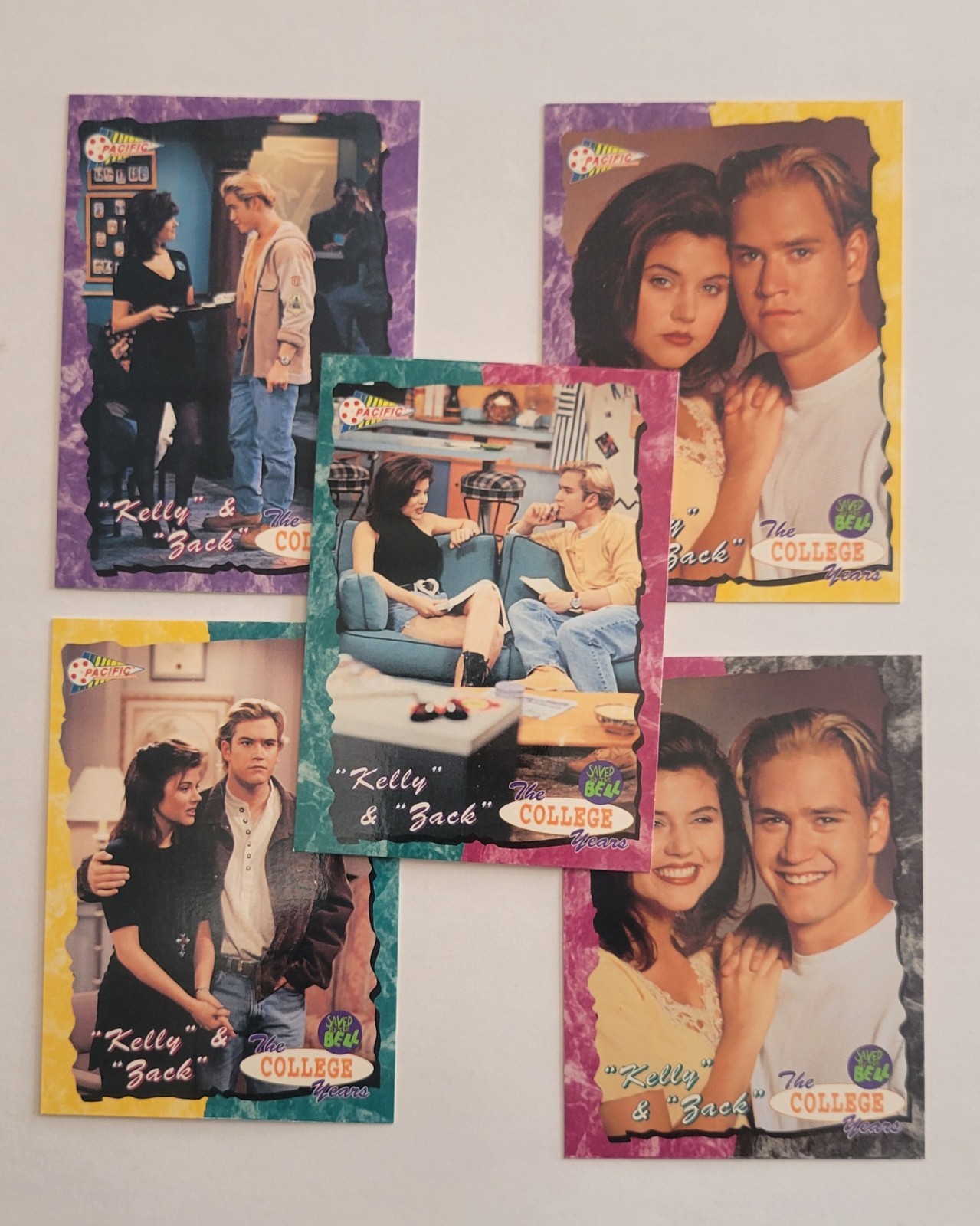 Saved By The Bell Kelly & Zack Retro 90’s Collector Card Lot TV Show
