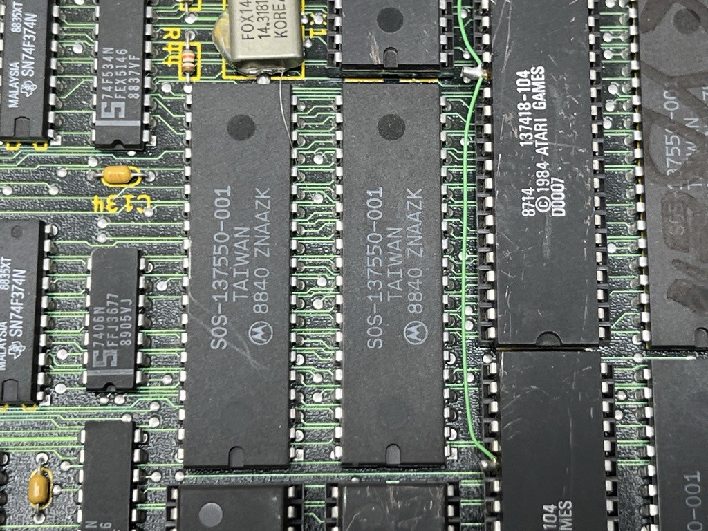Atari Games Cyberball Arcade PCB Board Untested