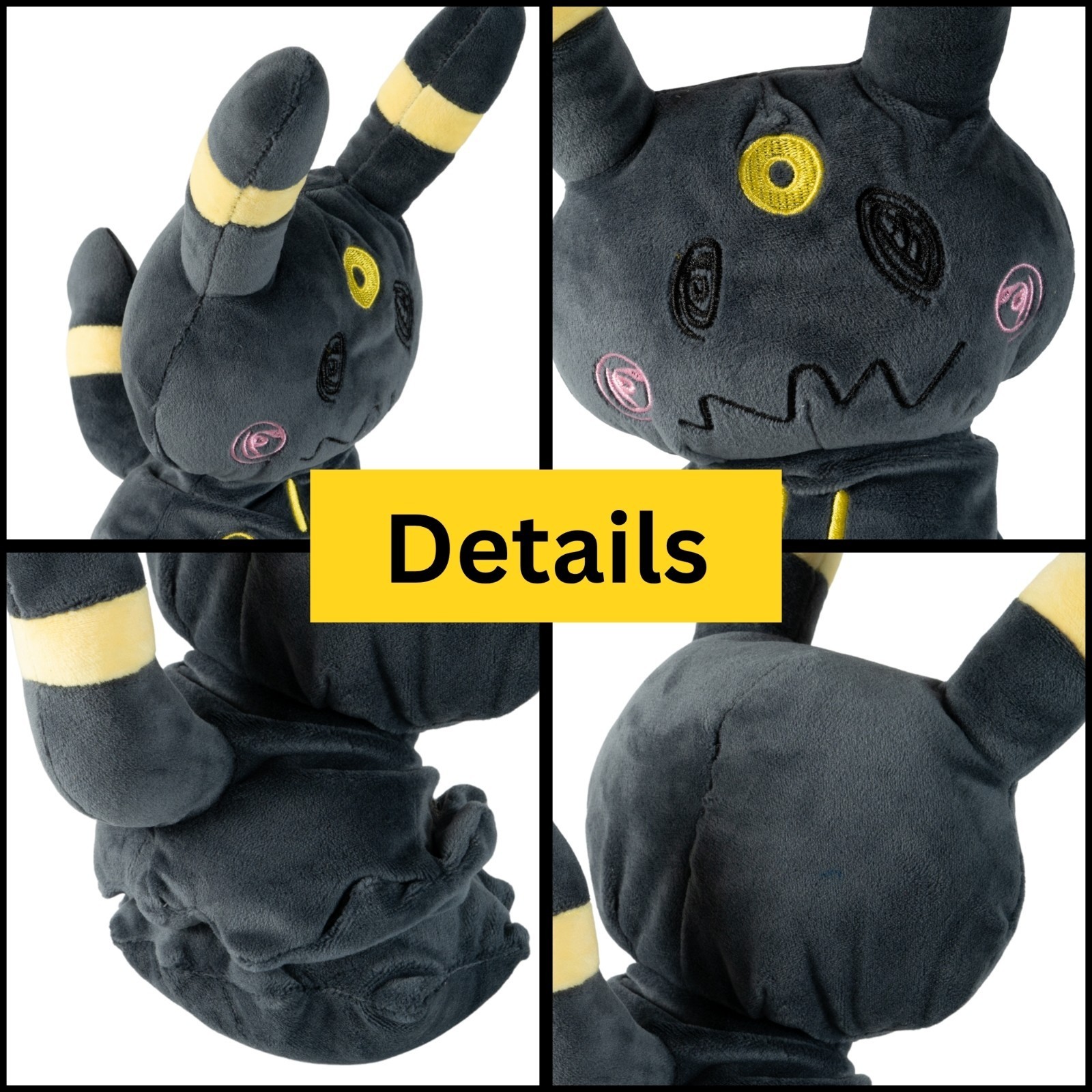 Pokémon Mimikyu Plush Toy 10″ Soft Stuffed Ghost-Type Anime Figure