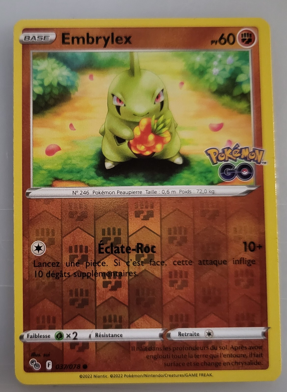 POKEMON CARDS / REVERSE / EMBRYLEX / 037/196 / VF 2022