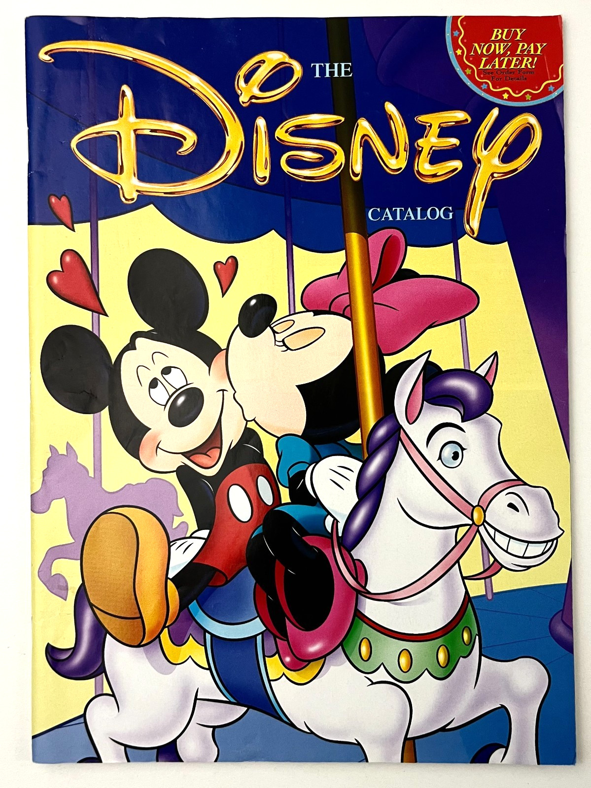 1998 Disney Store Bean Bags Clothing Home Goods Mickey Minnie Vintage Catalog