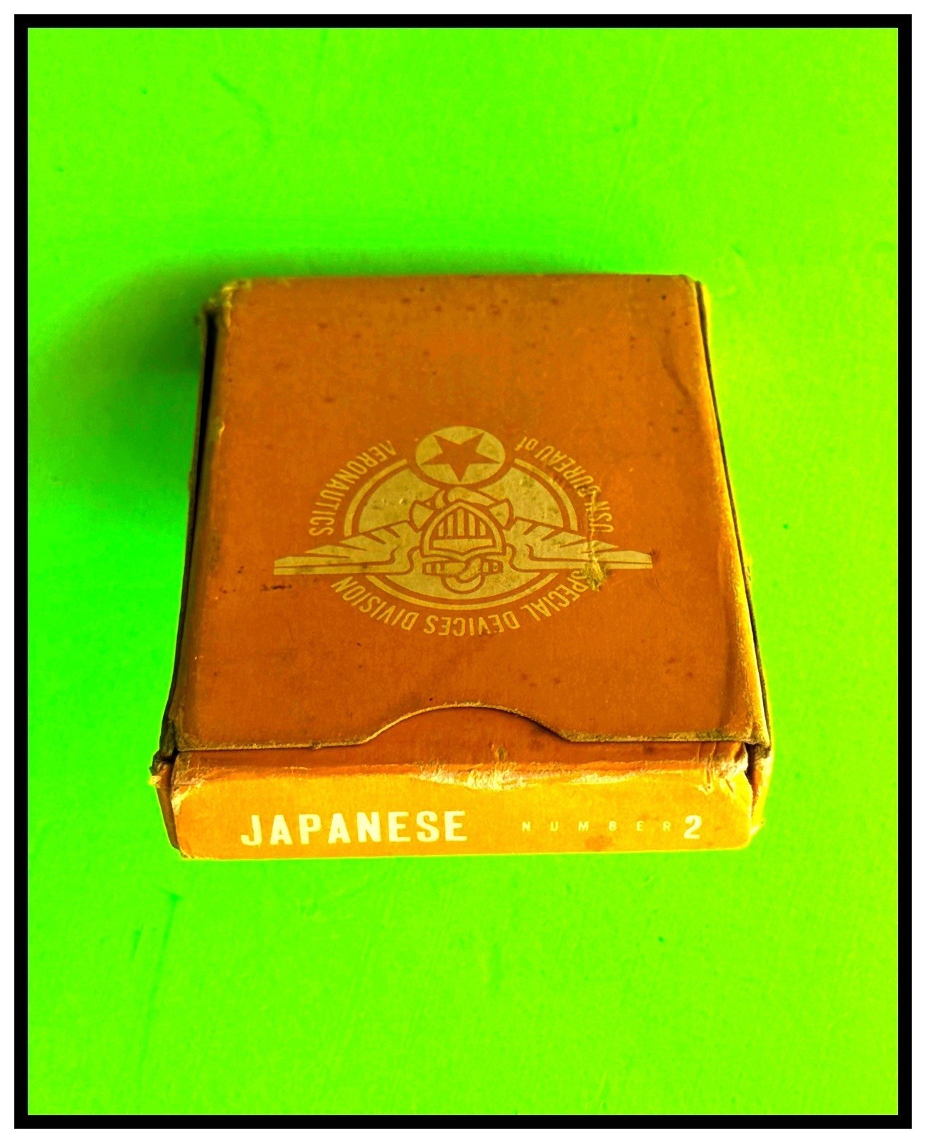 1944 JAPANESE AIRCRAFT & SHIPS “50” US NAVY RECOGNITION FLASH CARDS 1-OWNER