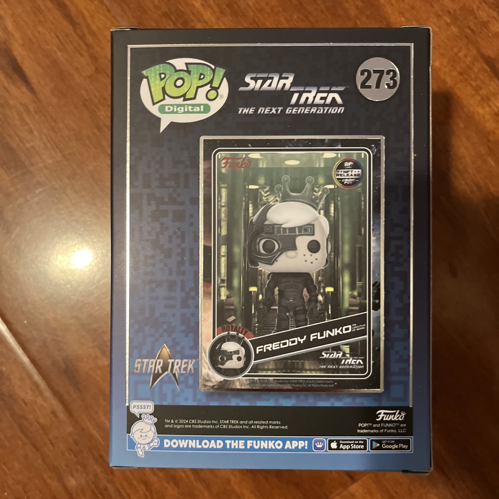 Funko Pop! Digital ~ Star Trek Next Generation FREDDY as LOCUTUS of BORG #273