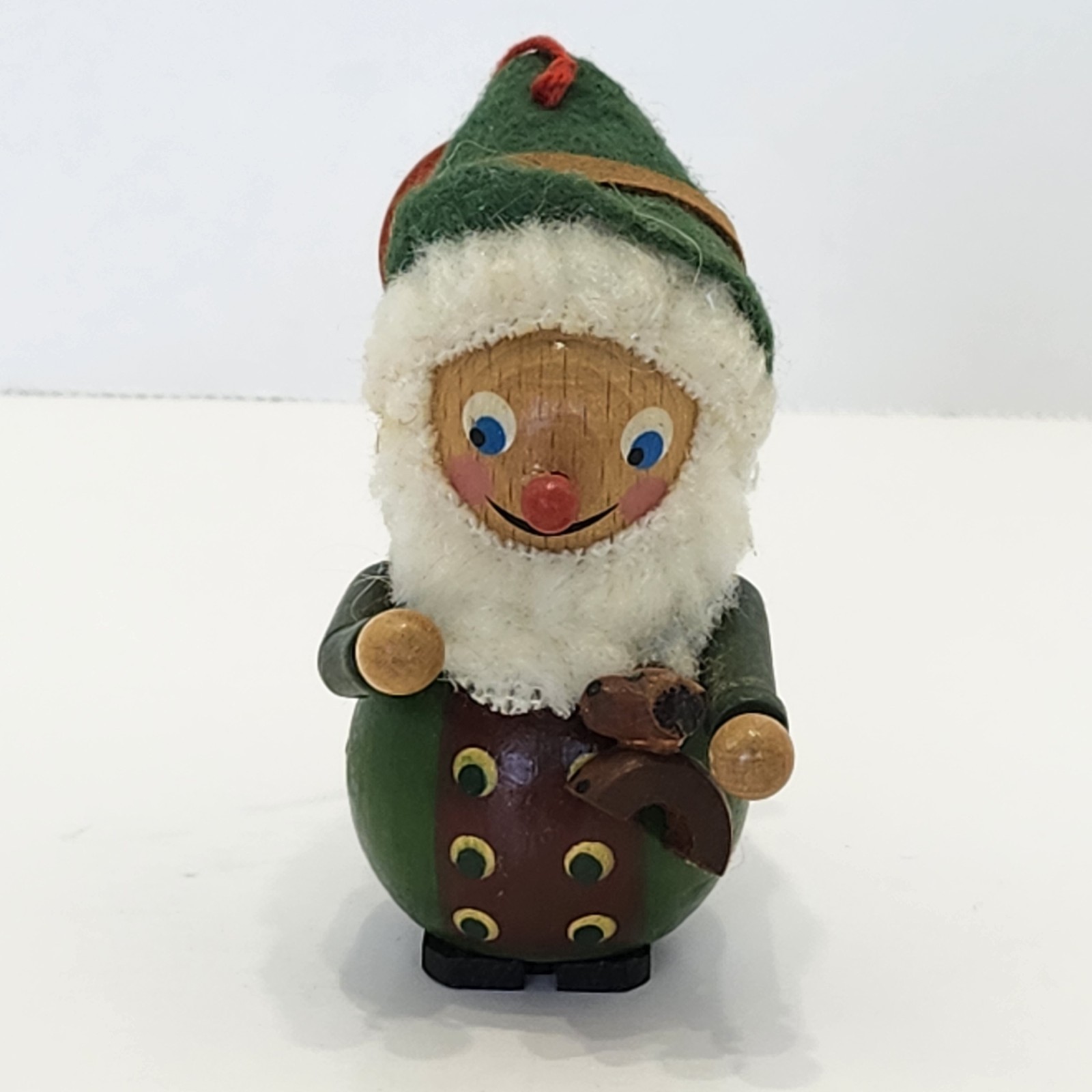 Steinbach West Germany Wooden Ornament Hunter with Dog Vintage Missing Rifle
