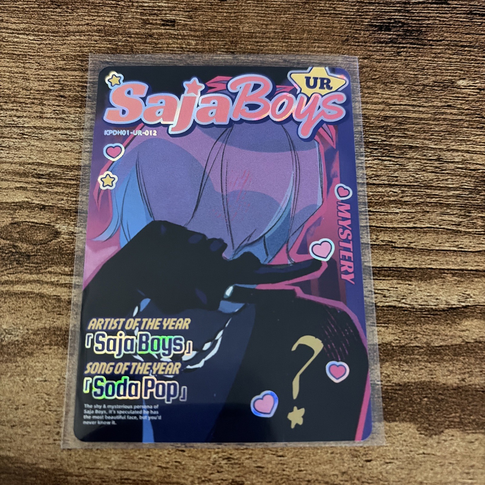 Mystery Saja Boys 2026 K-pop Demon Hunters Kayou 1st Set Ultra Rare
