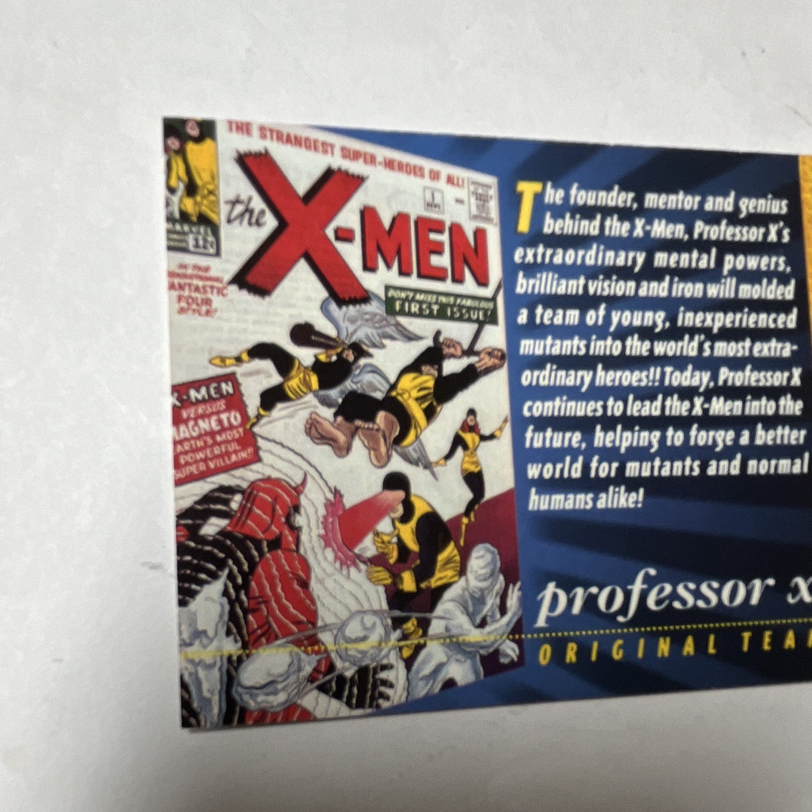 Ultra X-Men Professor X #102 Original Team Insert Base Set Marvel Card 1994