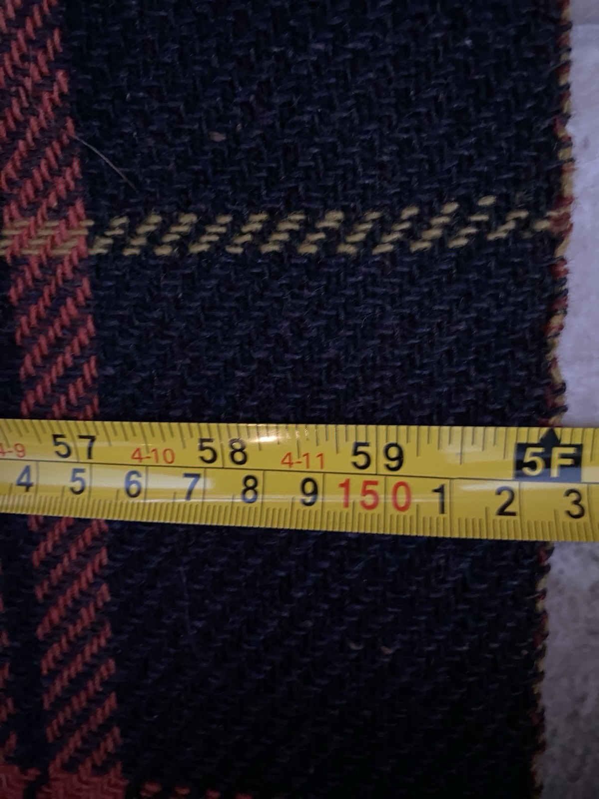 VTG Red Buffalo Plaid Blanket Cabin WOOL Horner Bros Woolen Mills 1940’s 60”x70”