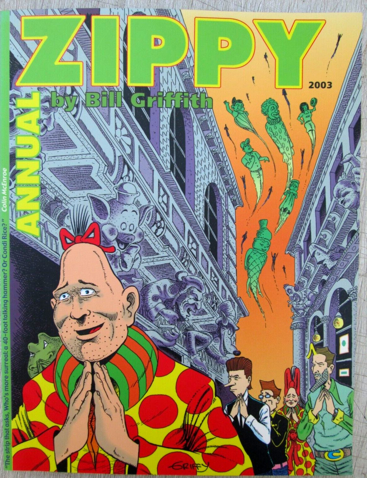 2003 Zippy the Pinhead Annual SIGNED Bill Griffith Trade Paperback 1st Edition
