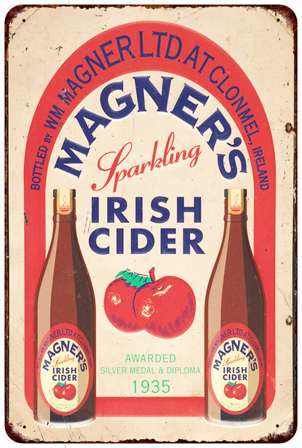 Magner’s sparkling irish cider vintage LOOK Reproduction metal sign