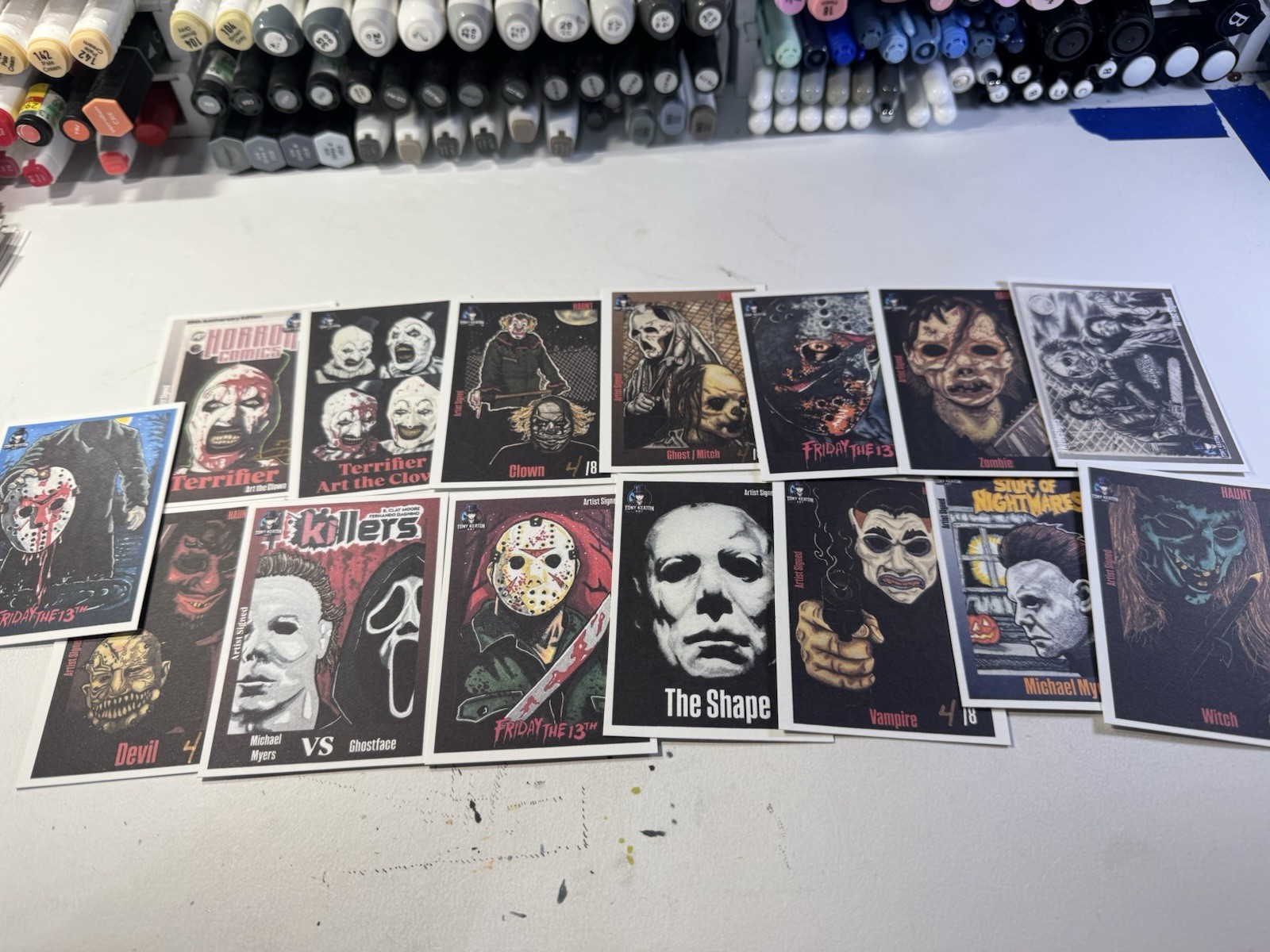 2025 Tkzdesigns Hollywood Horror Trading Card Packs These Are The Last Left!