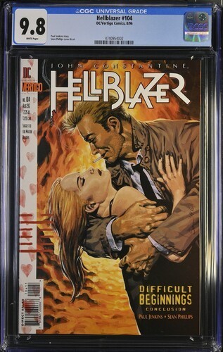 Hellblazer #104 CGC 9.8 WP NEW SLAB DC/Vertigo 1996 Rare! Only Copy On Census 🔥