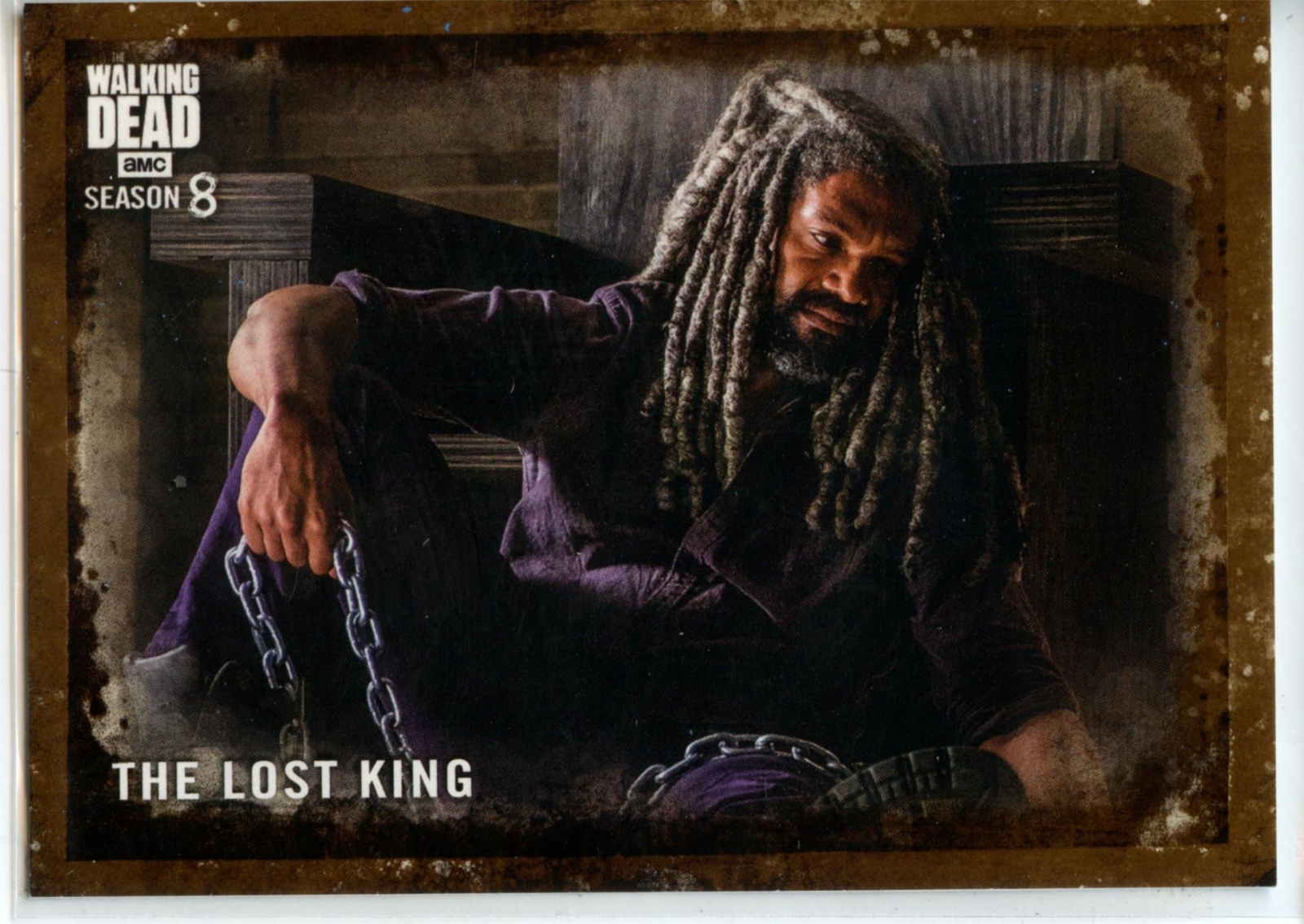 2018 Topps Walking Dead Season 8 MUD Parallel #66 The Lost King #45/50