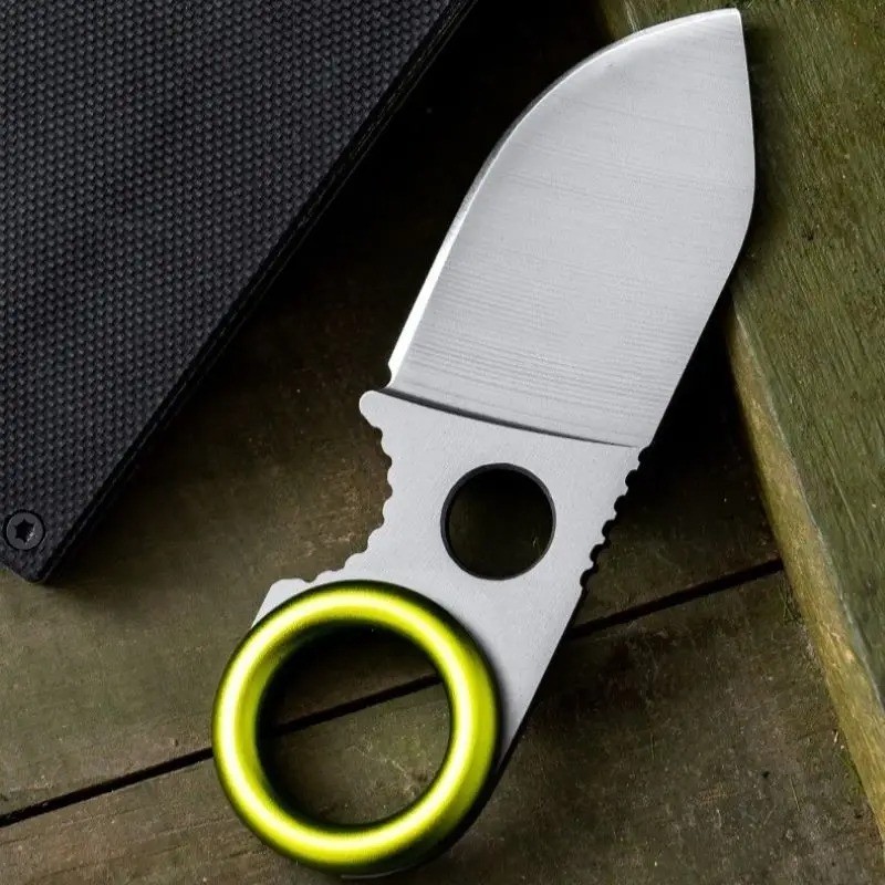 EDC Pocket Knife Mini Keychain Tool Portable Camping Fruit Knife Money Clip