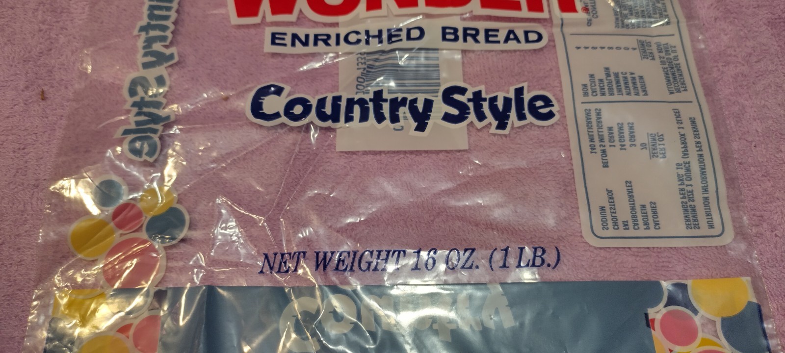 Wonder Bread Bag Lot Of 360+ Unused Store Bakery Country Style Loaf Bags Hanger