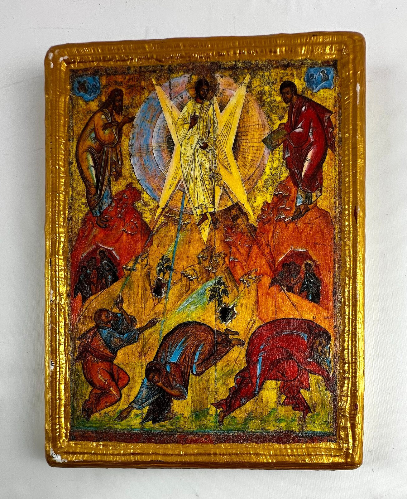 The Transfiguration By Theophanes Icon 9.75 x 7.25 Inches