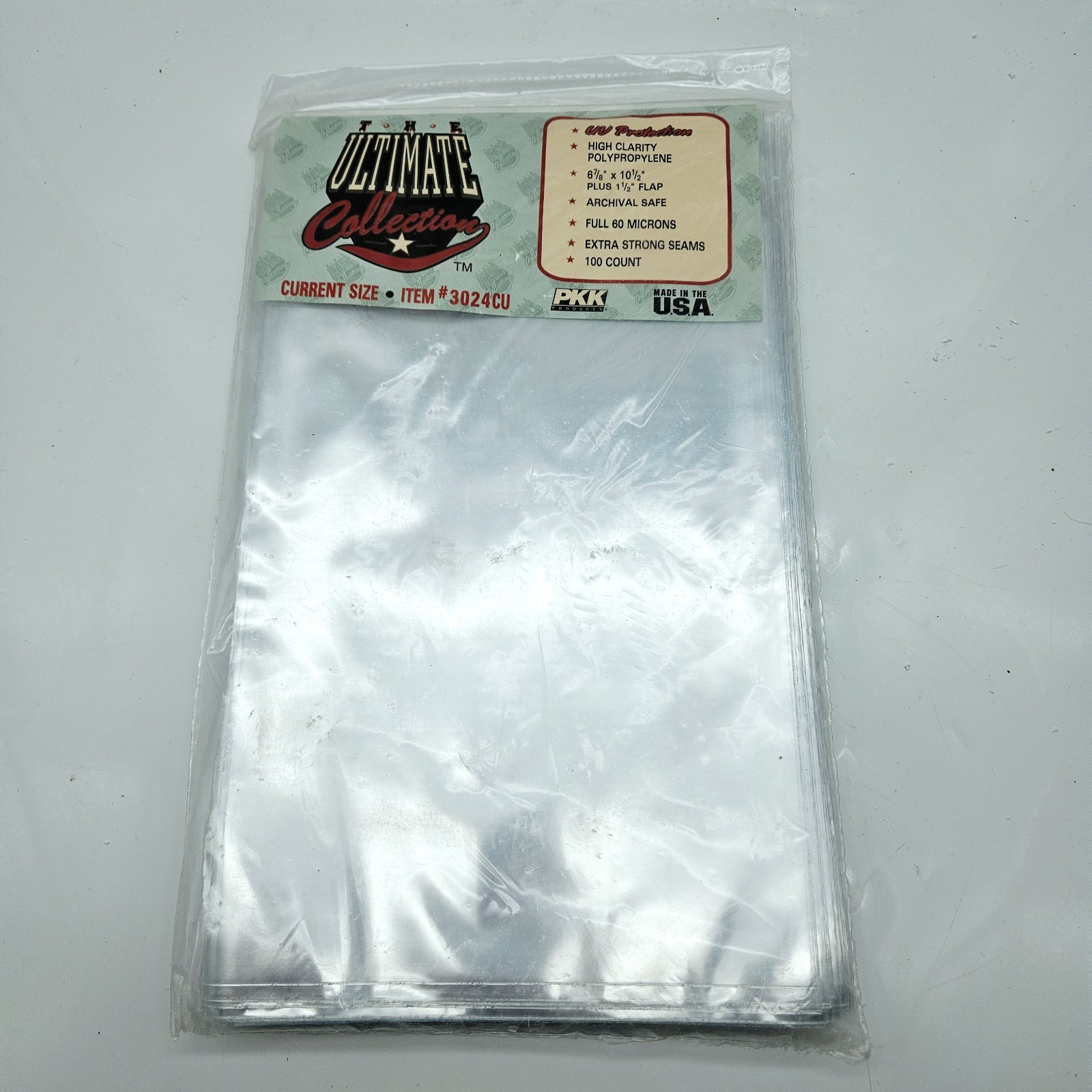 1000 Qty Protective Comic Book Sleeves 10 Packs of 100