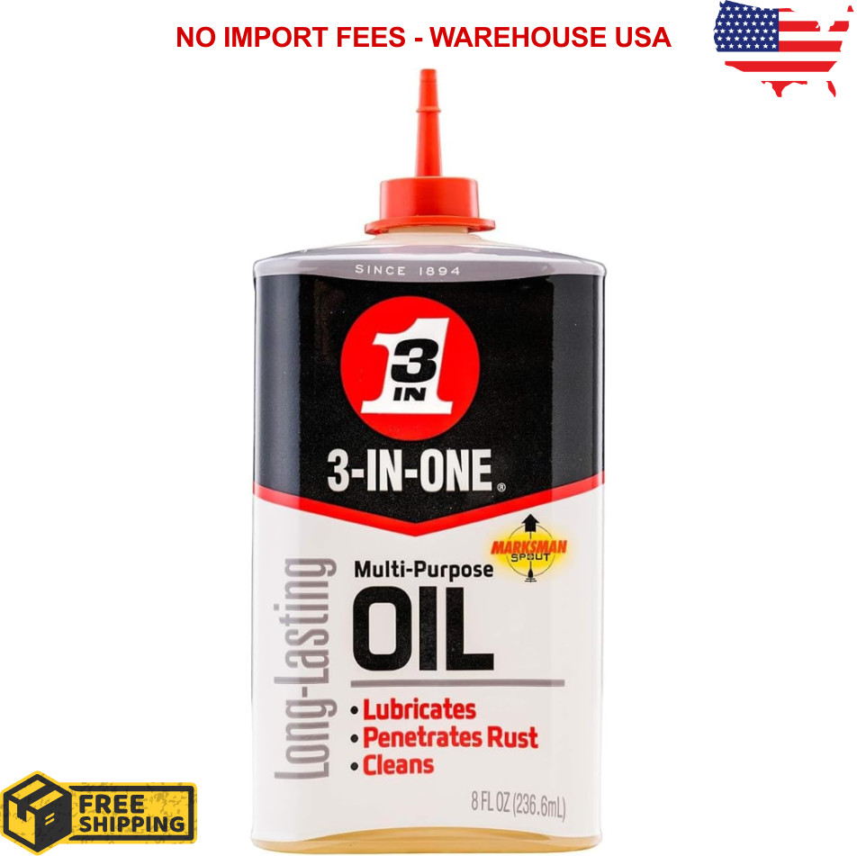 3-IN-ONE Multi-Purpose Oil, 8 OZ