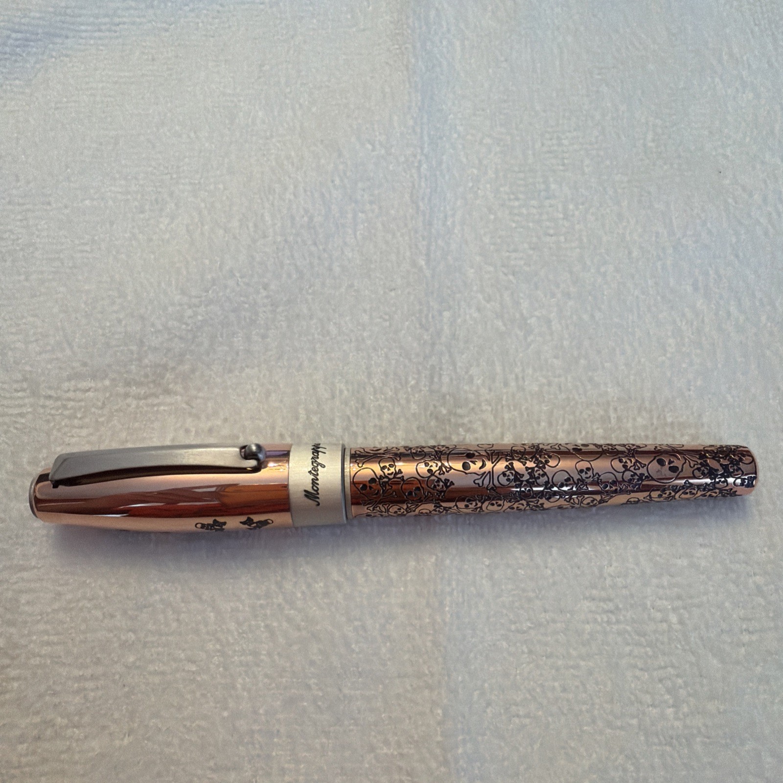 MONTEGRAPPA MERRY SKULL FOUNTAIN PEN M NIB