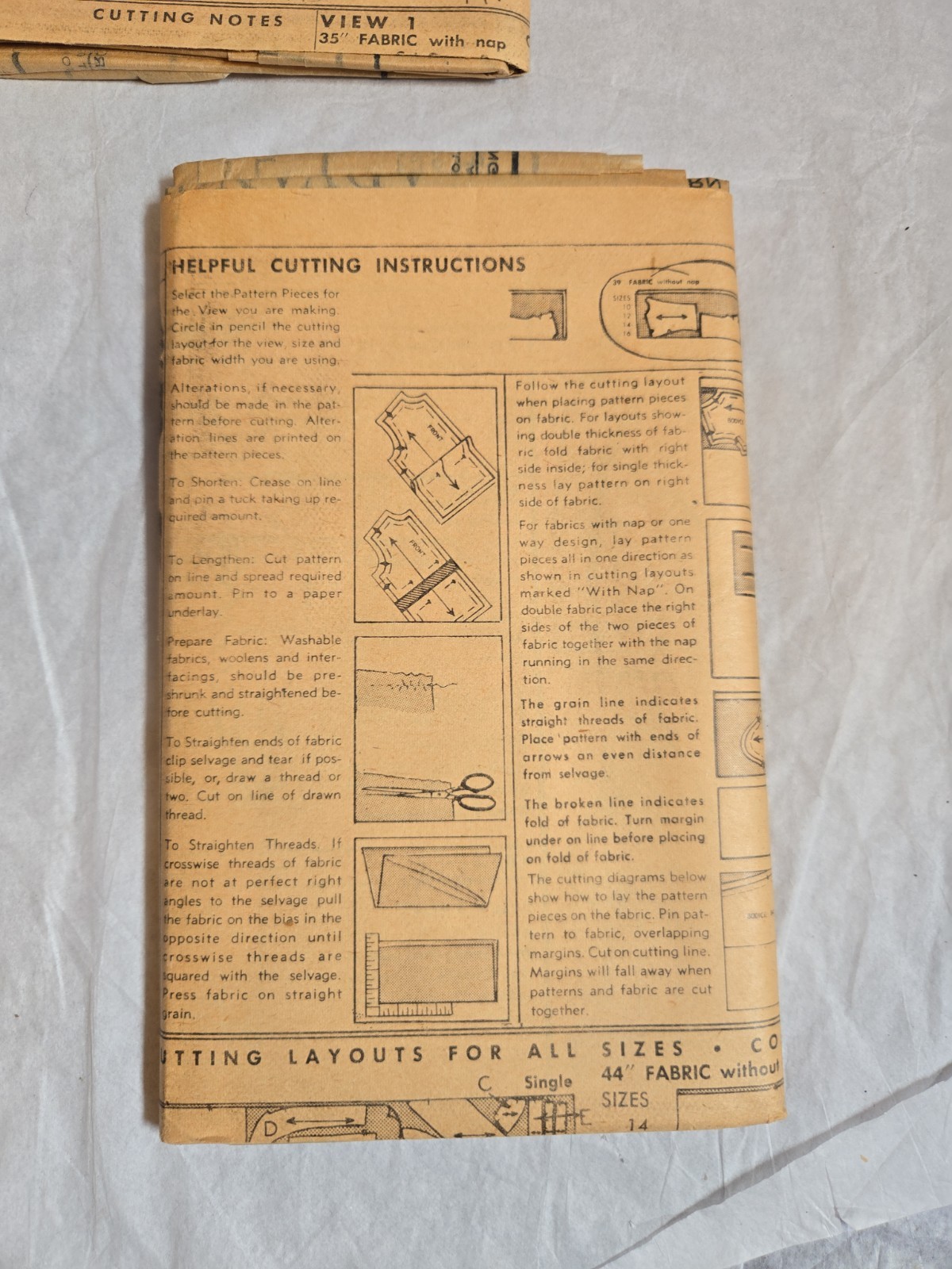 Vtg 1930s 1940s Advance Printed Pattern Lot Uncut Dress Cummerbund 8342 8084