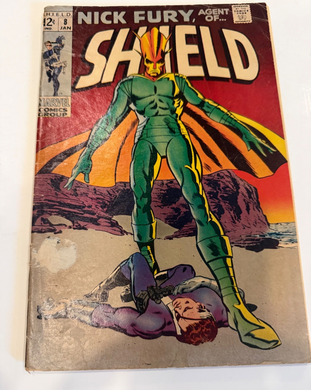 Nick Fury Agent of S.H.I.E.L.D. #8 Marvel Comics Jan 1969 Steranko Cover