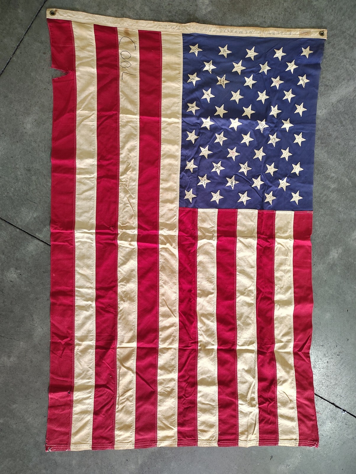 Vintage Valley Forge Flag Company 50 Star America Flag 4’x6’