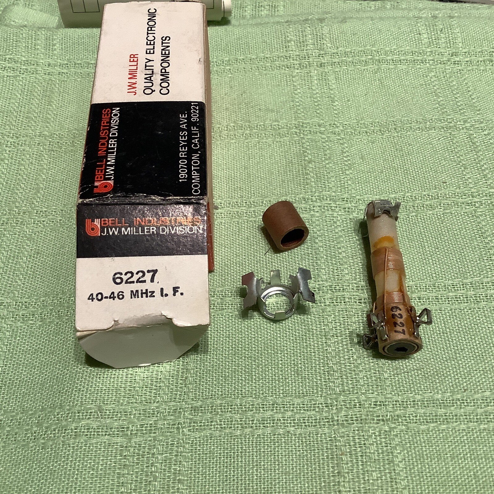 Miller 6227 Television IF Coil 2.17-4.14uH 0.94-1.36uH 41-47mHz Mc IF Range