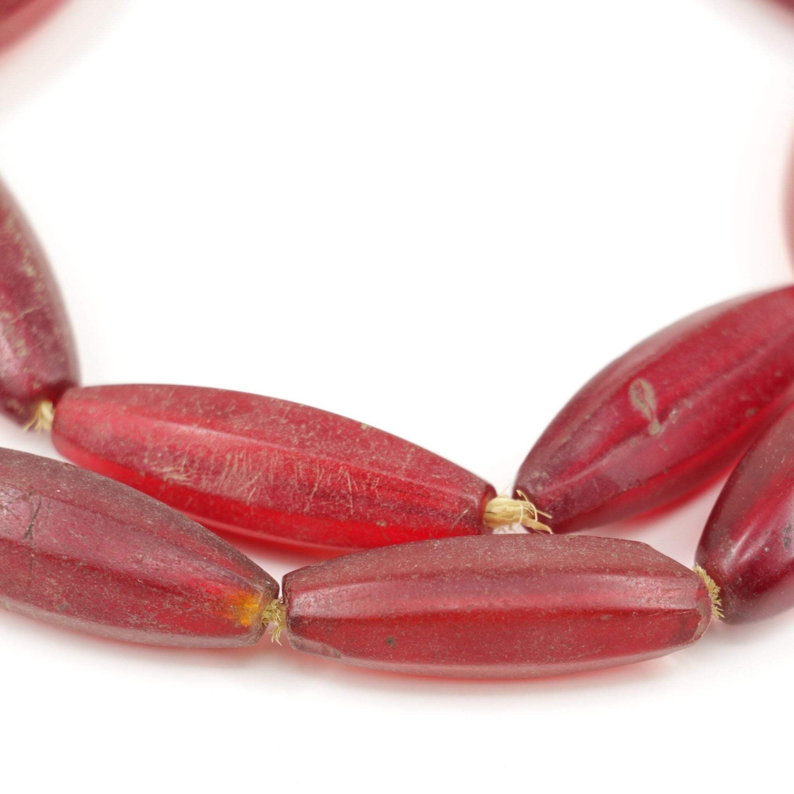 Ruby Red Crimson Trade Beads African