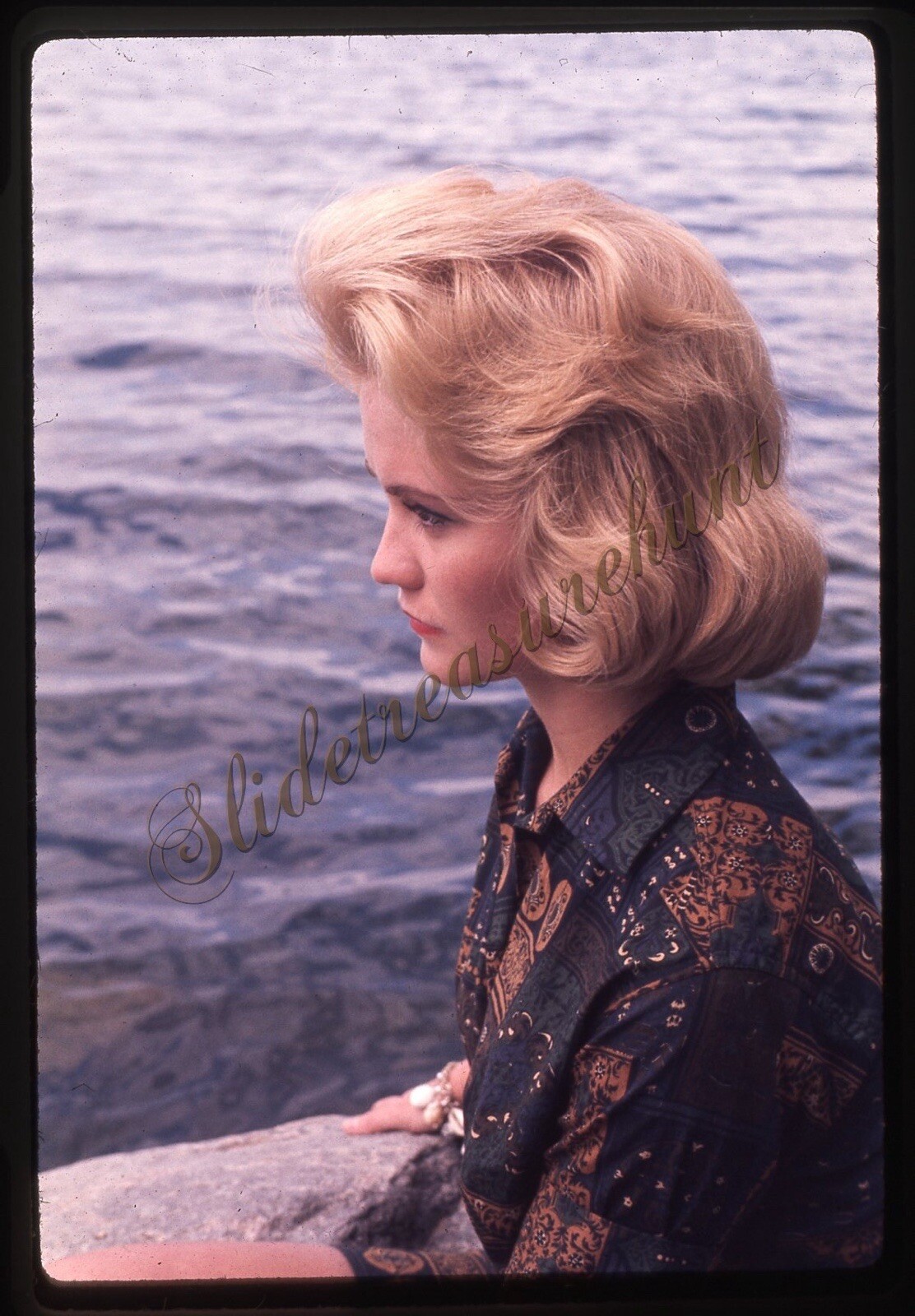 Pretty Woman Fashion Glamour 35mm Slide 1950s Blonde 1959