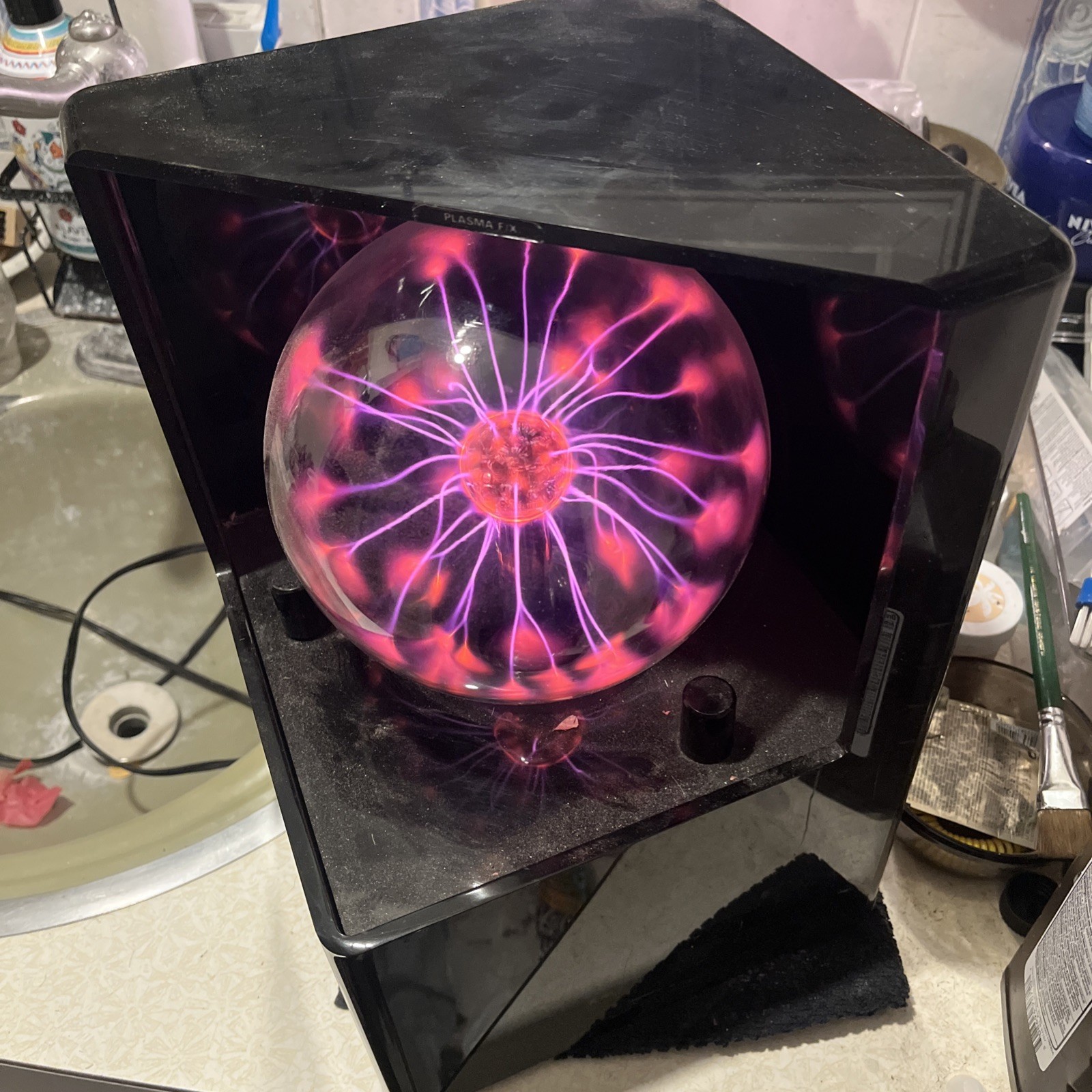 Vtg 1987 “With Design In Mind” Plasma FX Counter Top Plasma Display Movie Prop