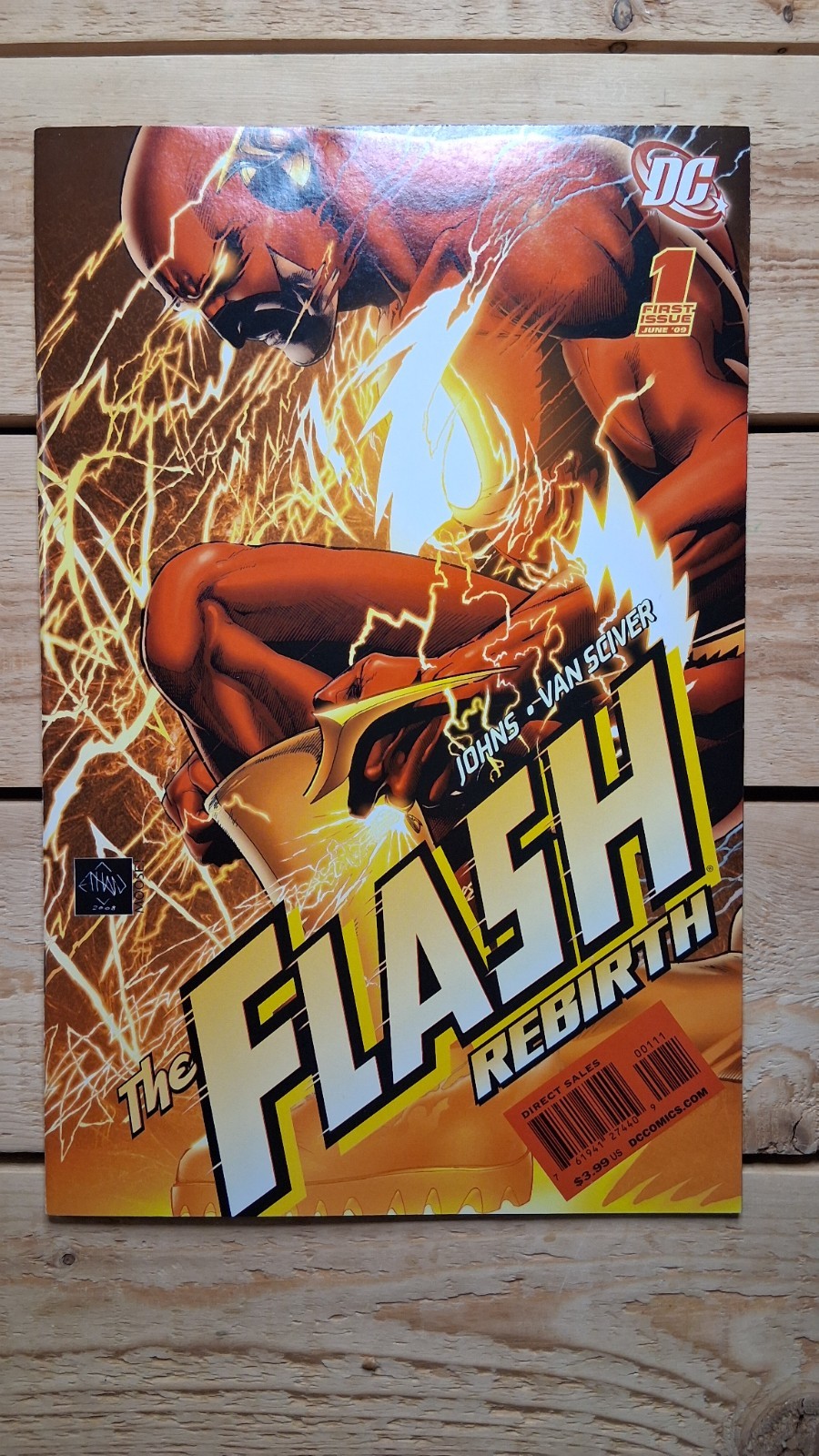 The Flash Rebirth #1 Geoff Johns & Ethan Van Sciver DC Comics 2009 VF/NM