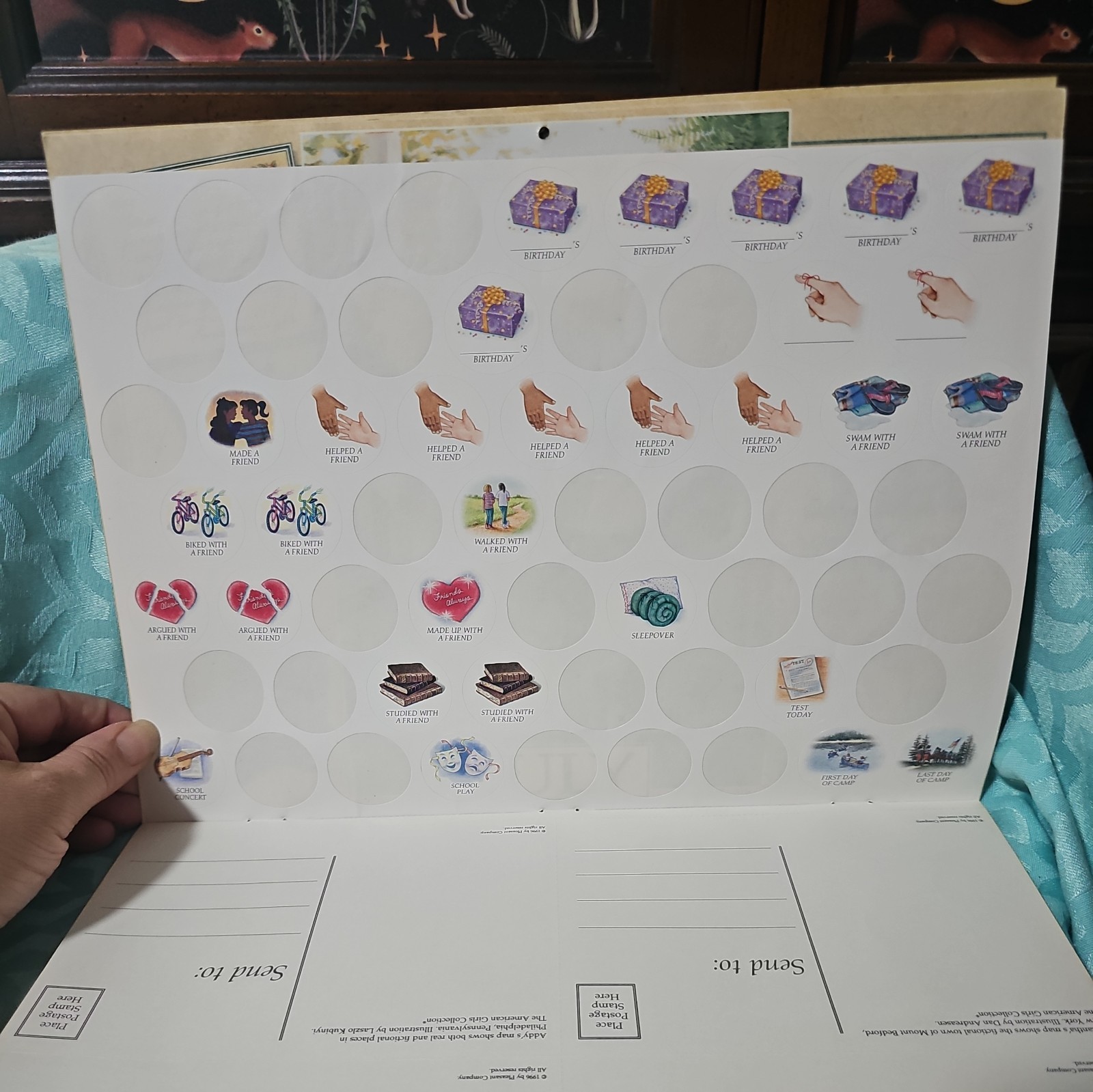 The American Girl Keepsake Calendar: 1997 (great condition, Gently used)