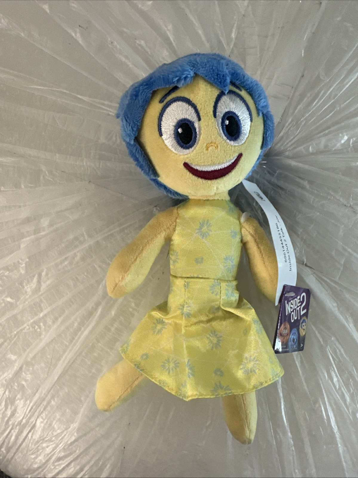Disney Parks 2025 Pixar Inside Out 2 JOY Happiness Plush Toy NWT