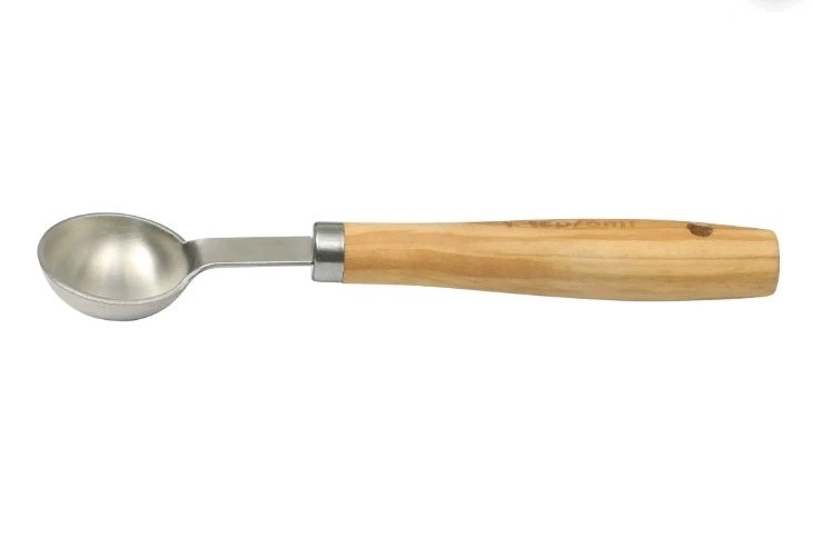 Pioneer Woman 4-Piece Stainless Steel Measuring Spoons with Olivewood Handles