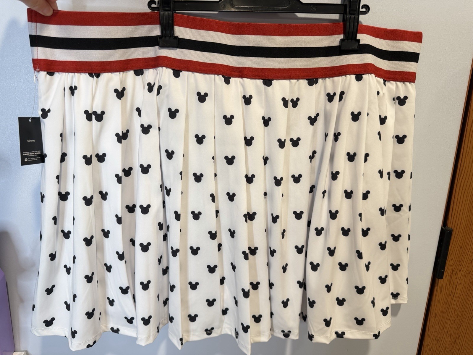 Her Universe Disney Mickey Mouse Pleated Athletic Skort Plus Size 4