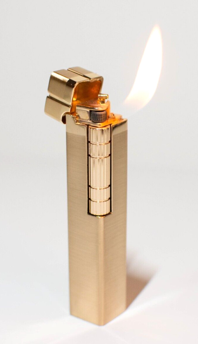 Vintage Classic Style Butane Lighter – Soft Torch Flame – Side Scroll Ignition