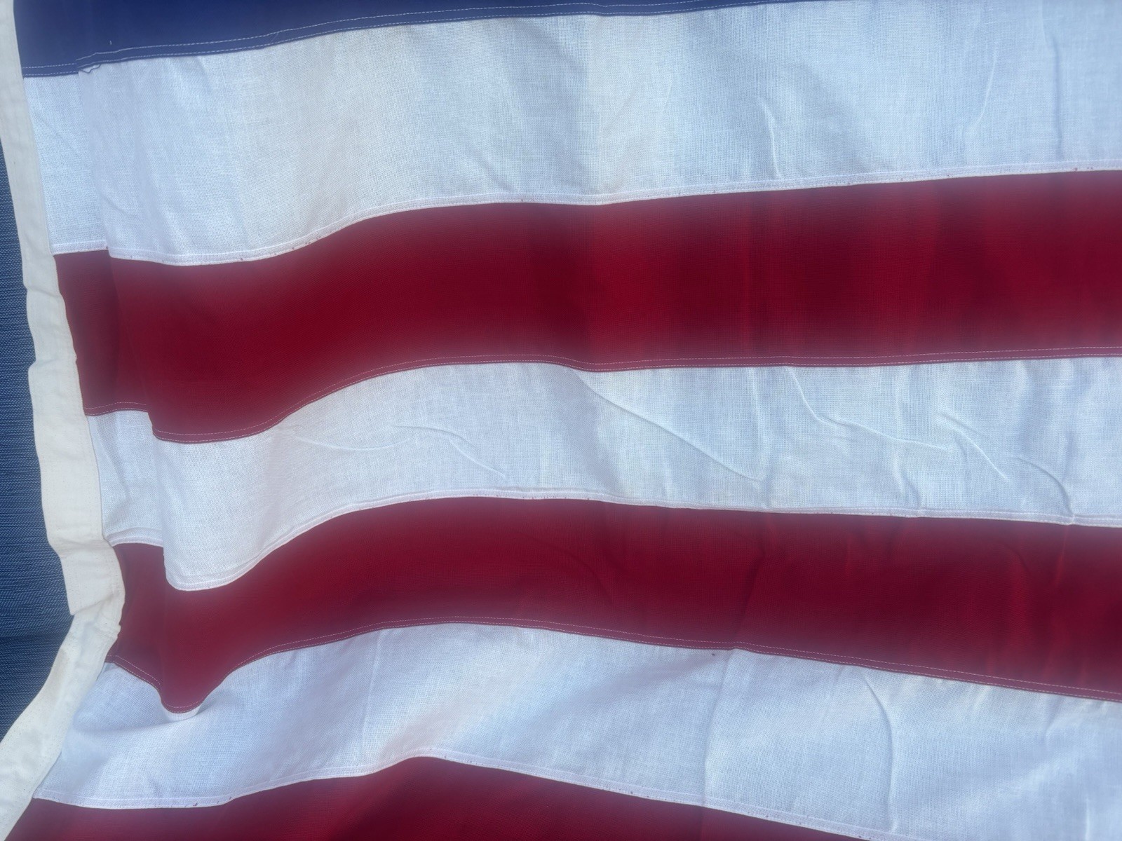 Vintage Valley Forge Flag Co Best VF-1 USA Flag Spring City Interment 58” x 116”