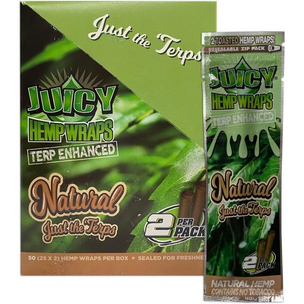 🌿 JUICY JAY NATURAL 🔥 25 PACKS 📦 2 COUNT PER PACK 💯 FACTORY SEALED 🤤