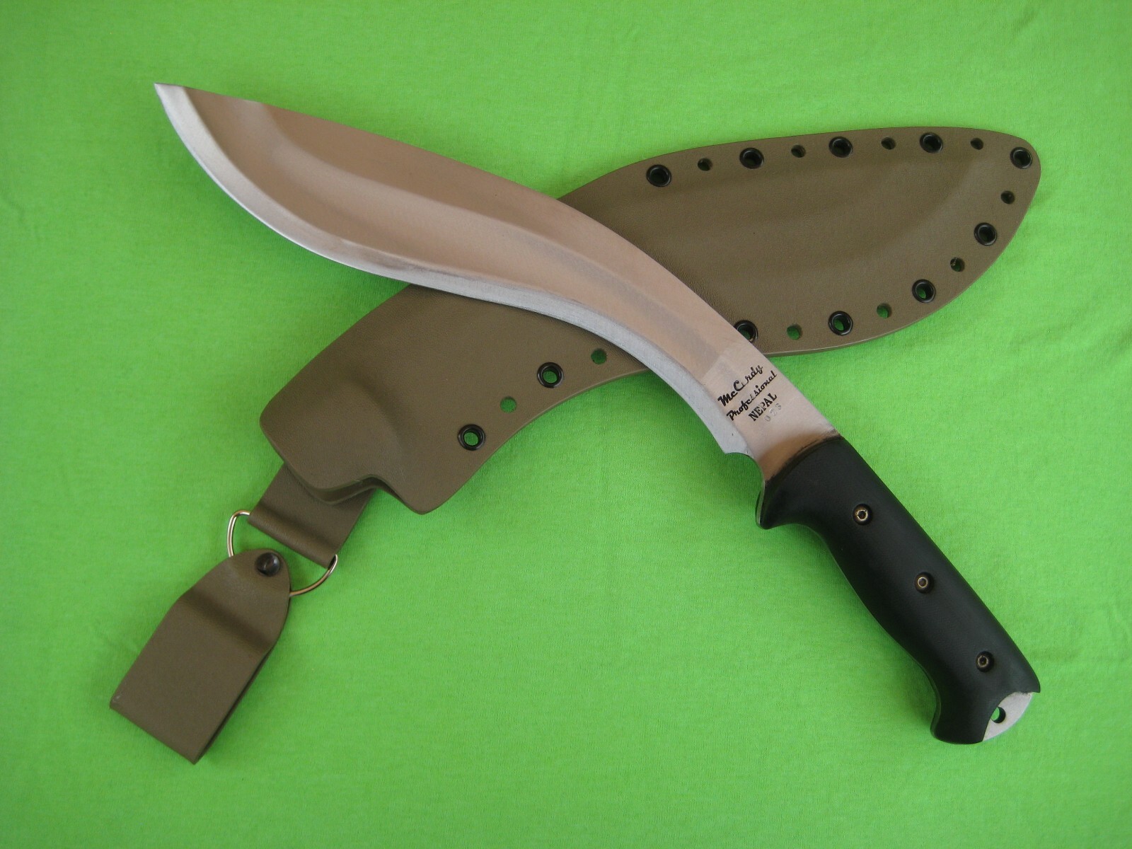 KUKRI – NEW Custom McCurdy – ON SALE – NEPAL – BLACK