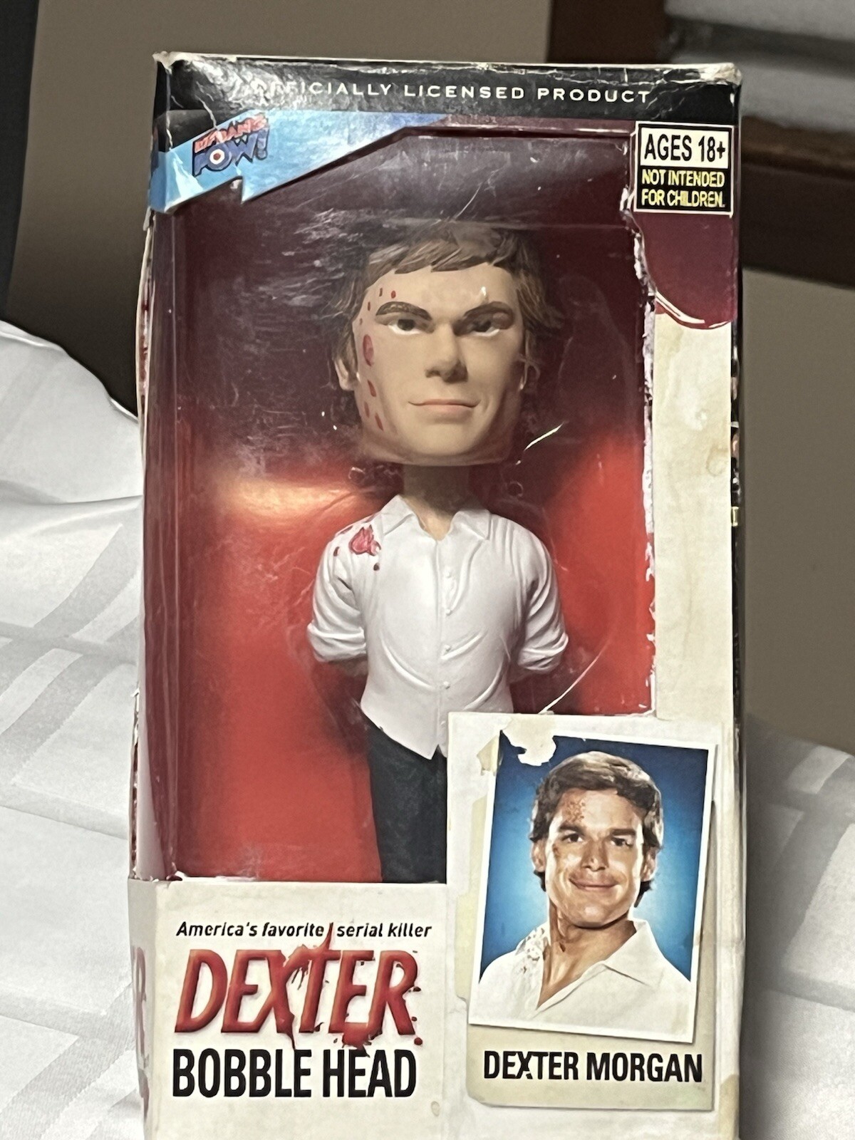 Dexter Morgan Bobble Head With Knife HMV Exclusive Bloody 2010