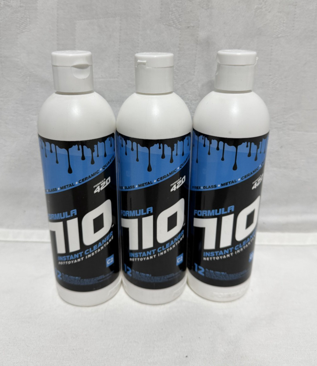 3 Pack Formula 710 Instant Cleaner Safe On Pyrex, Glass Metal 12oz Free Shipping