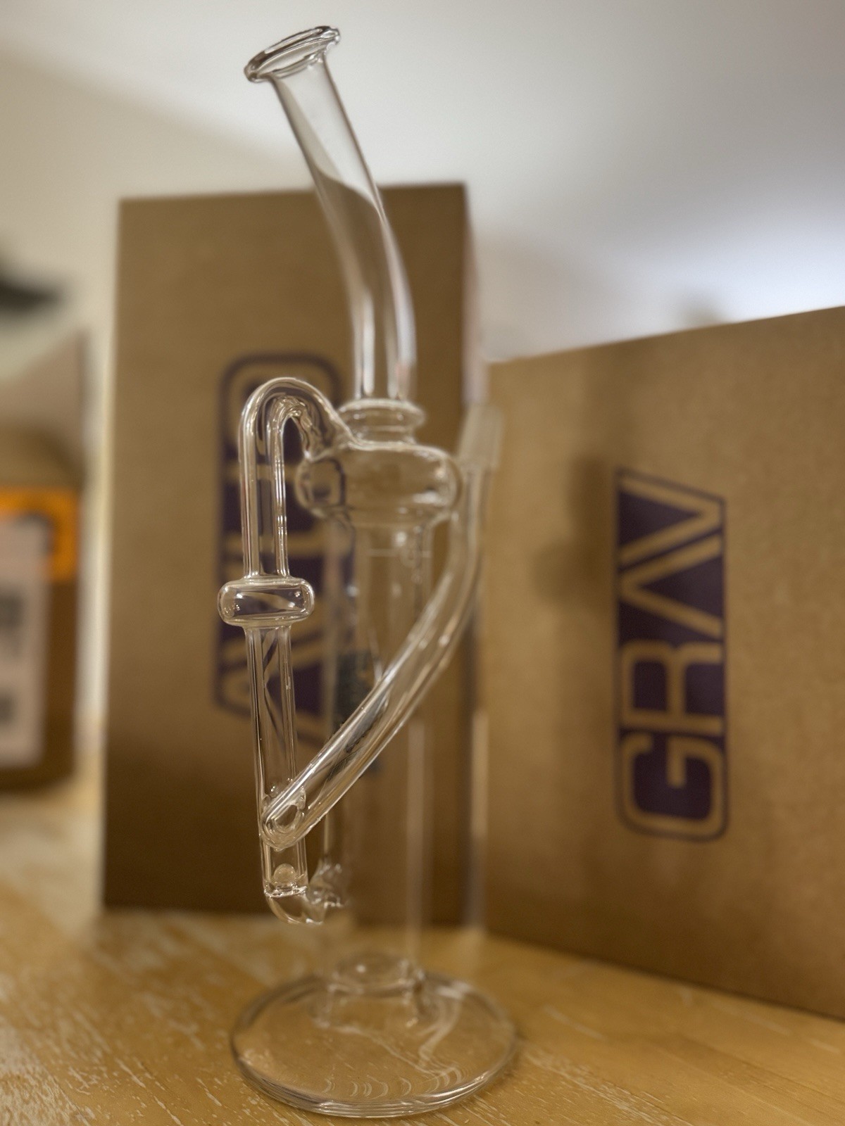 GRAV Labs x BATES•Worm – 12”Diffusion Pump Black! Collectible Handmade Glass Art