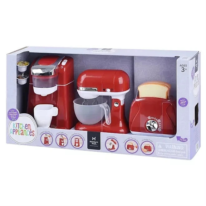 Member’s Mark Gourmet Kitchen Appliance Set Red
