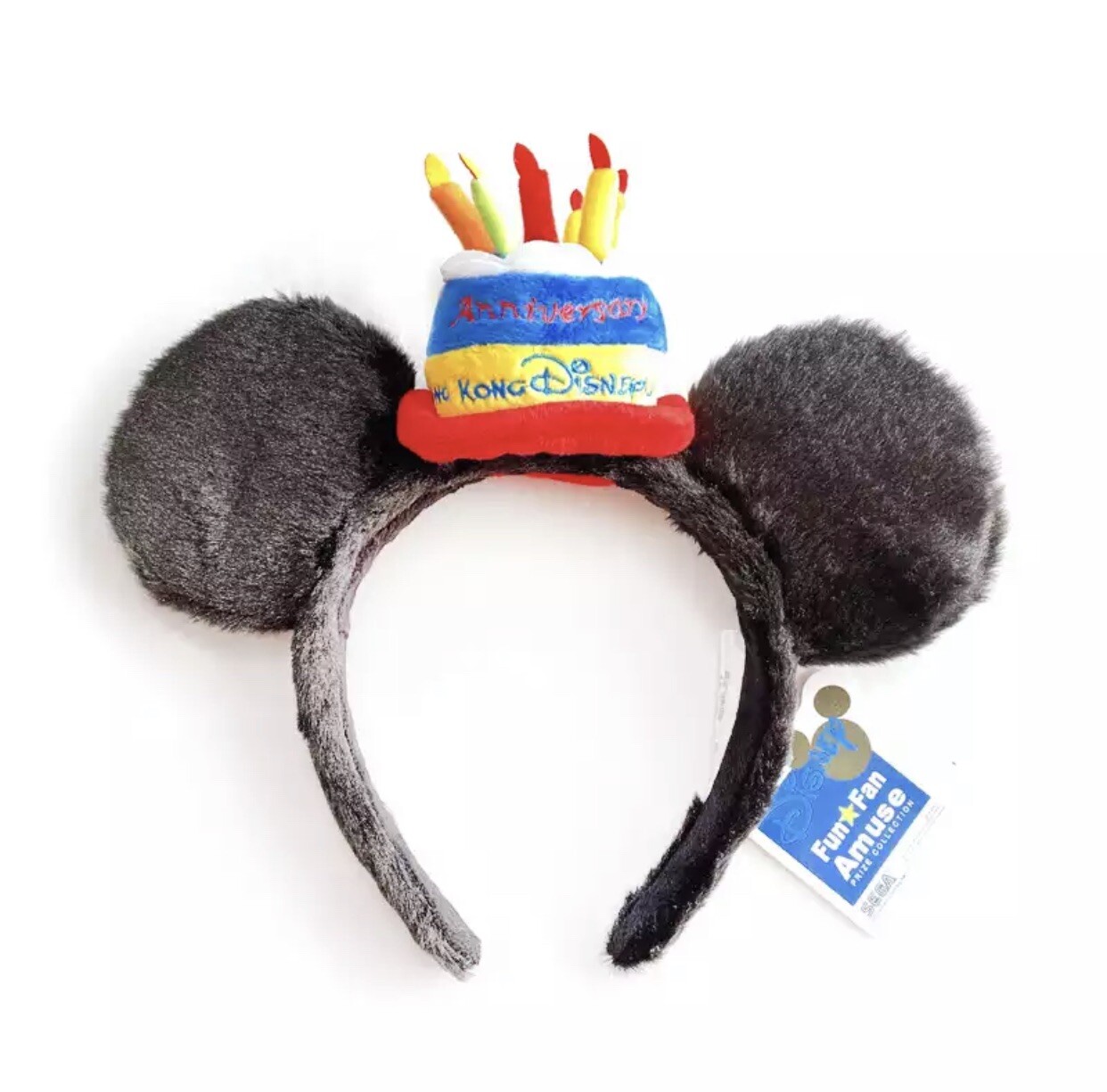 Disney Hong Kong Disneyland Happy Birthday Cake Ears Headbands Anniversary